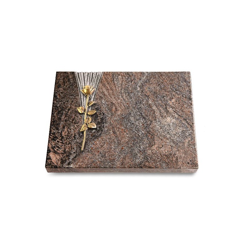 Grabtafel Paradiso Delta Rose 12 (Bronze)