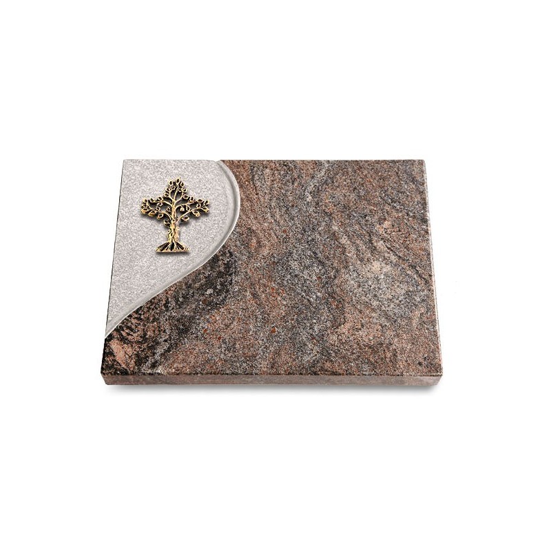 Grabtafel Paradiso Folio Baum 2 (Bronze)