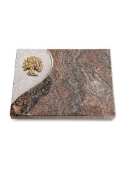 Grabtafel Paradiso Folio Baum 3 (Bronze)