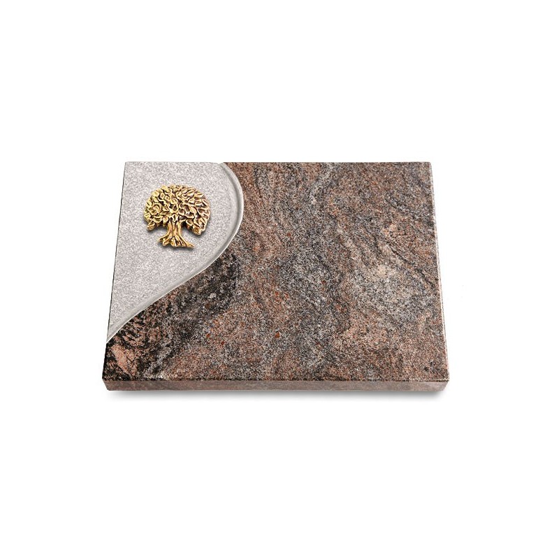 Grabtafel Paradiso Folio Baum 3 (Bronze)