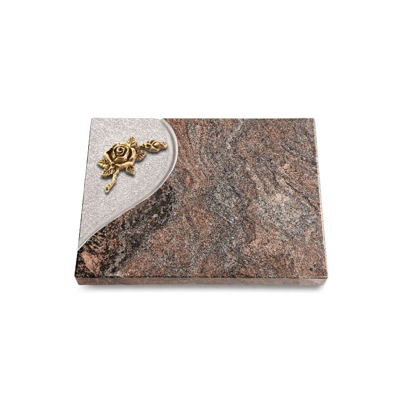 Grabtafel Paradiso Folio Rose 1 (Bronze)