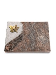 Grabtafel Paradiso Folio Rose 3 (Bronze)