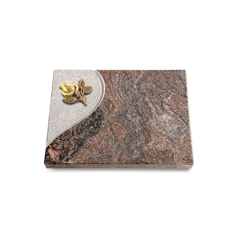 Grabtafel Paradiso Folio Rose 3 (Bronze)