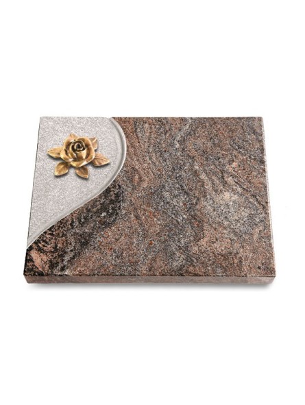 Grabtafel Paradiso Folio Rose 4 (Bronze)