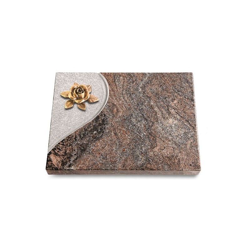 Grabtafel Paradiso Folio Rose 4 (Bronze)