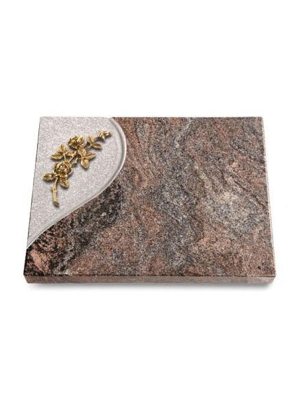 Grabtafel Paradiso Folio Rose 5 (Bronze)