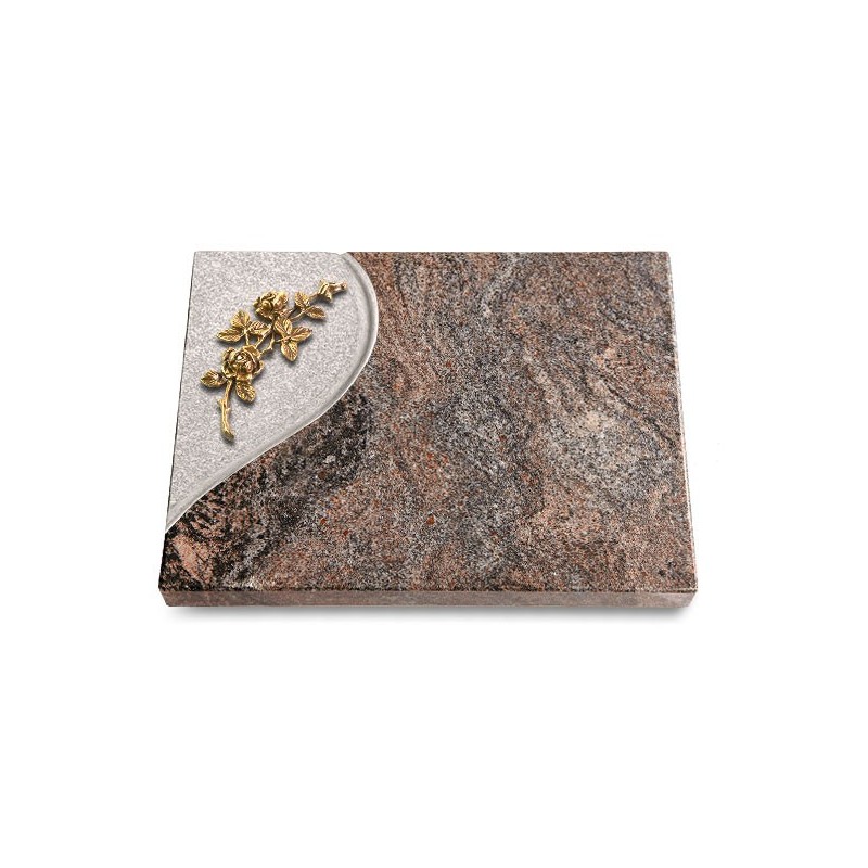 Grabtafel Paradiso Folio Rose 5 (Bronze)