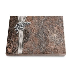 Grabtafel Paradiso Strikt Rose 1 (Alu)