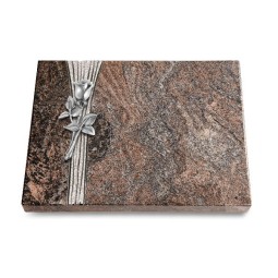 Grabtafel Paradiso Strikt Rose 8 (Alu)