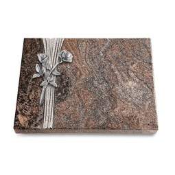 Grabtafel Paradiso Strikt Rose 10 (Alu)