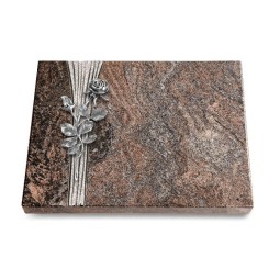 Grabtafel Paradiso Strikt Rose 13 (Alu)