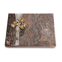 Grabtafel Paradiso Strikt Gingozweig 1 (Bronze)