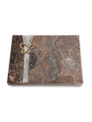 Grabtafel Paradiso Strikt Papillon (Bronze)