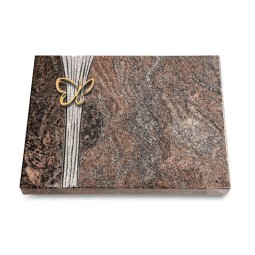 Grabtafel Paradiso Strikt Papillon (Bronze)