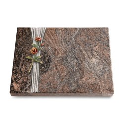 Grabtafel Paradiso Strikt Rose 6 (Color)