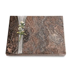 Grabtafel Paradiso Strikt Rose 8 (Color)