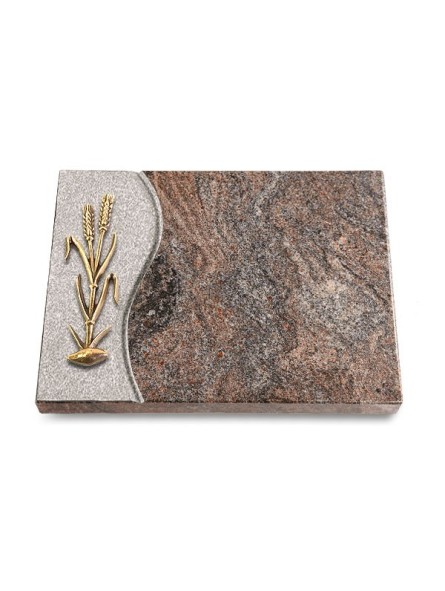 Grabtafel Paradiso Wave Ähren 2 (Bronze)