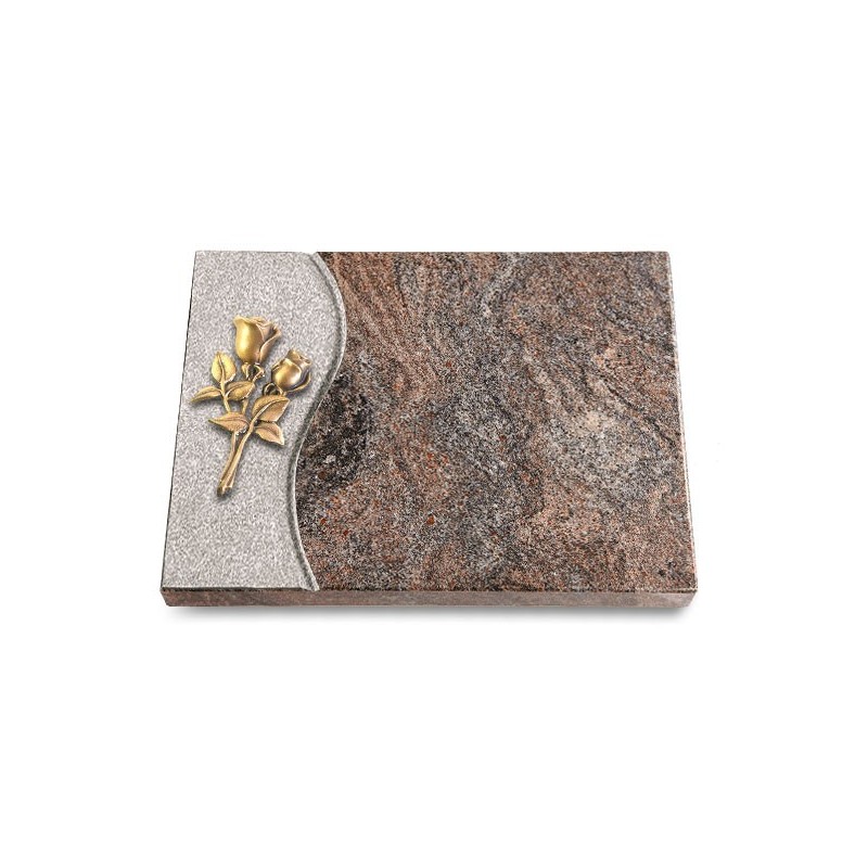 Grabtafel Paradiso Wave Rose 11 (Bronze)