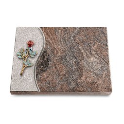 Grabtafel Paradiso Wave Rose 7 (Color)