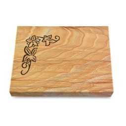 Grabtafel Rainbow Pure Blume 1