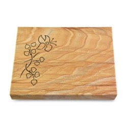 Grabtafel Rainbow Pure Blume 3