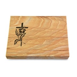 Grabtafel Rainbow Pure Kreuz 3