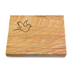 Grabtafel Rainbow Pure Taube 2