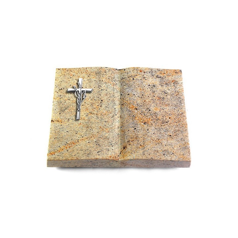 Grabbuch Livre/New Kashmir Kreuz/Ähren (Alu)
