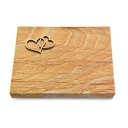 Grabtafel Rainbow Pure Herzen (Bronze)