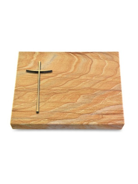 Grabtafel Rainbow Pure Kreuz 2 (Bronze)