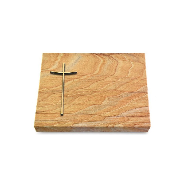 Grabtafel Rainbow Pure Kreuz 2 (Bronze)