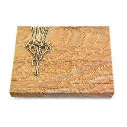 Grabtafel Rainbow Delta Lilie (Bronze)