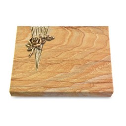 Grabtafel Rainbow Delta Rose 1 (Bronze)