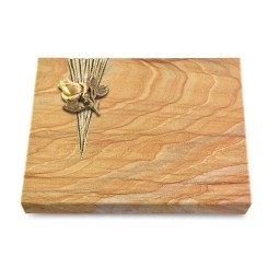 Grabtafel Rainbow Delta Rose 3 (Bronze)