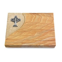 Grabtafel Rainbow Folio Baum 2 (Alu)