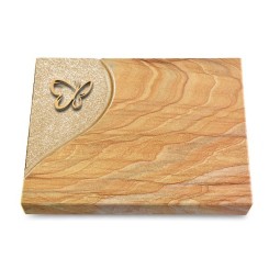Grabtafel Rainbow Folio Papillon (Bronze)