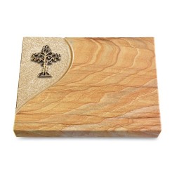 Grabtafel Rainbow Folio Baum 2 (Bronze)