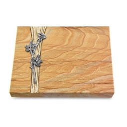 Grabtafel Rainbow Strikt Rose 9 (Alu)