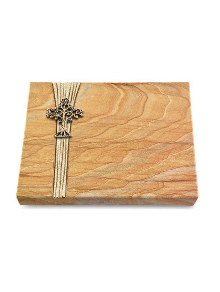 Grabtafel Rainbow Strikt Baum 2 (Bronze)