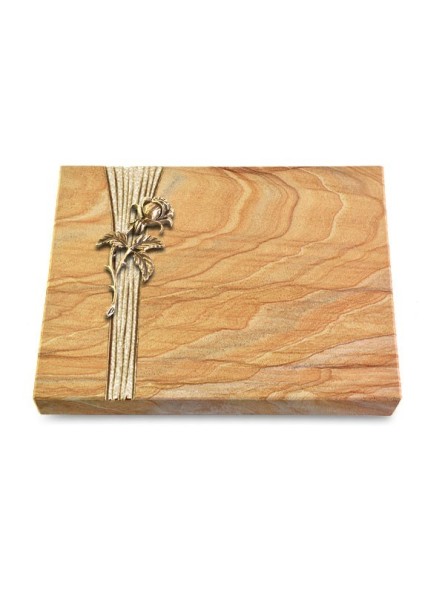 Grabtafel Rainbow Strikt Rose 2 (Bronze)