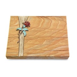 Grabtafel Rainbow Strikt Rose 2 (Color)