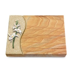 Grabtafel Rainbow Wave Orchidee (Color)