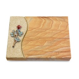 Grabtafel Rainbow Wave Rose 7 (Color)