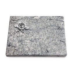 Grabtafel Viskont White Pure Rose 4 (Alu)