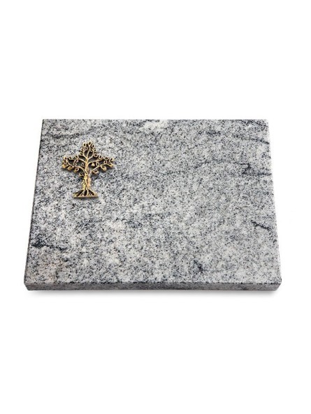 Grabtafel Viskont White Pure Baum 2 (Bronze)