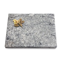 Grabtafel Viskont White Pure Rose 3 (Bronze)