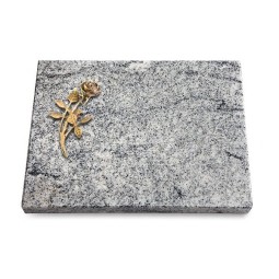 Grabtafel Viskont White Pure Rose 6 (Bronze)