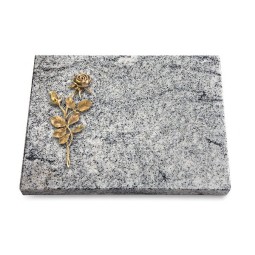 Grabtafel Viskont White Pure Rose 13 (Bronze)