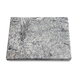 Grabtafel Viskont White Delta Ähren 1 (Alu)