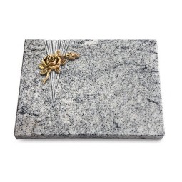 Grabtafel Viskont White Delta Rose 1 (Bronze)